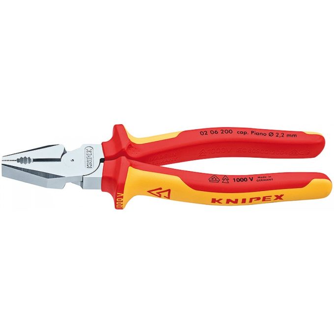 Плоскогубці комбіновані особливої міцності KNIPEX 02 06 200