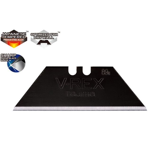 Леза трапецієподібні TAJIMA V-REX Razar Black, VRB-50B, 50шт